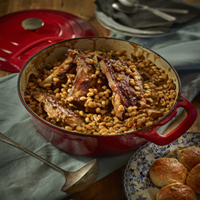 Baked Beans with Smoked Pork Ribs